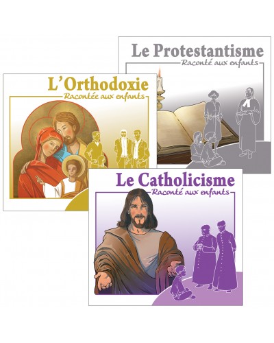 3 CD sur les religions chrétiennes