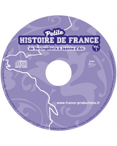 CD Petite histoire de France vol 1 (de Vercingétorix à Jeanne d'Arc)