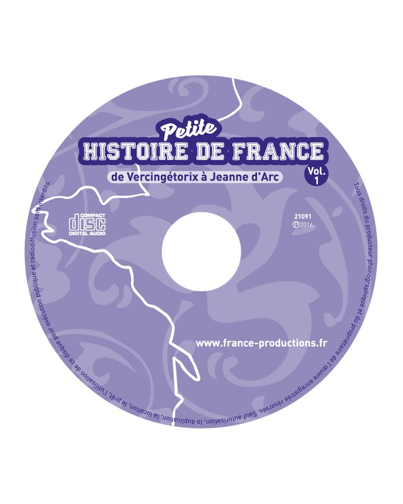 CD Petite histoire de France vol 1 (de Vercingétorix à Jeanne d'Arc)