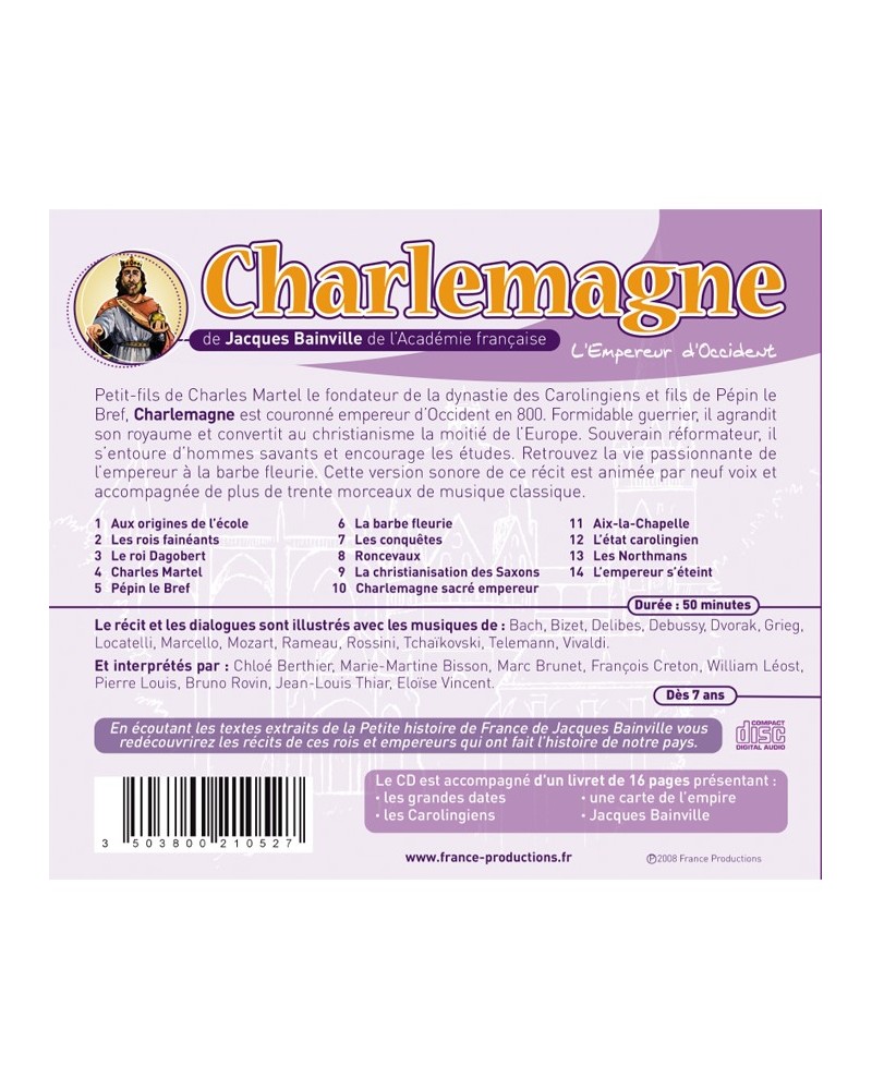 CD Charlemagne l'Empereur d'Occident