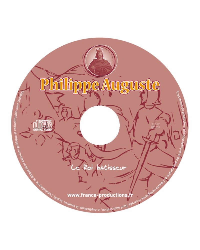CD Philippe Auguste le roi bâtisseur