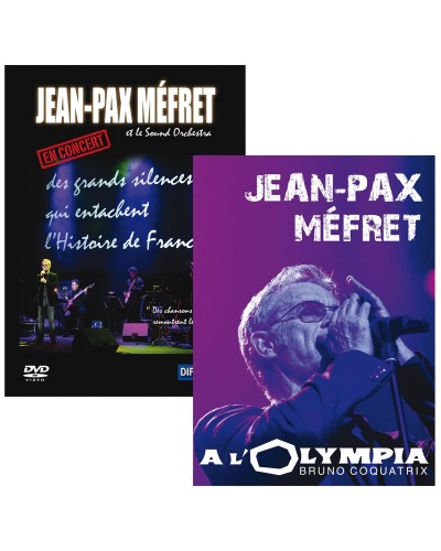 DVD Jean-Pax Méfret à l'Olympia + DVD Concert Des grands silences...