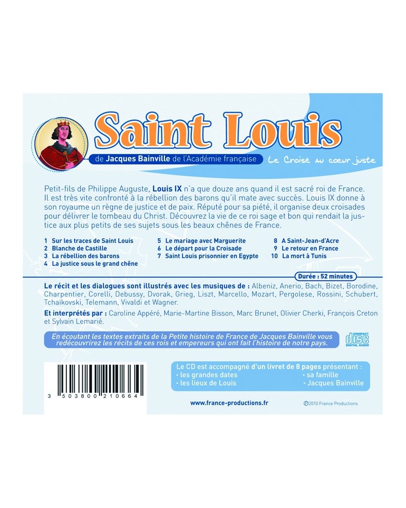 CD Saint Louis le Croisé au coeur juste