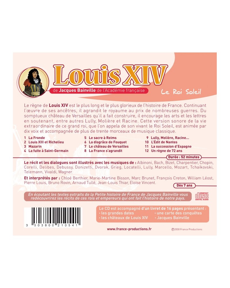 CD Louis XIV le Roi Soleil