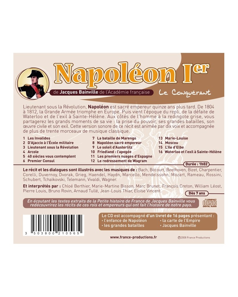 CD Napoléon Ier le Conquérant