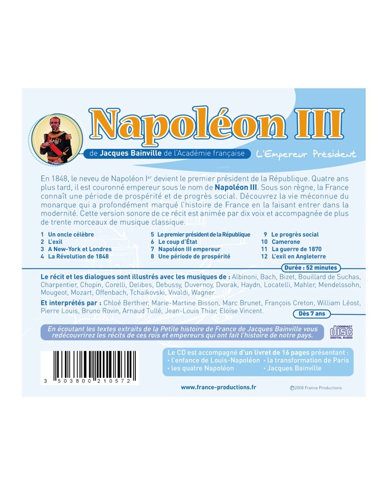 CD Napoléon III l'Empereur Président