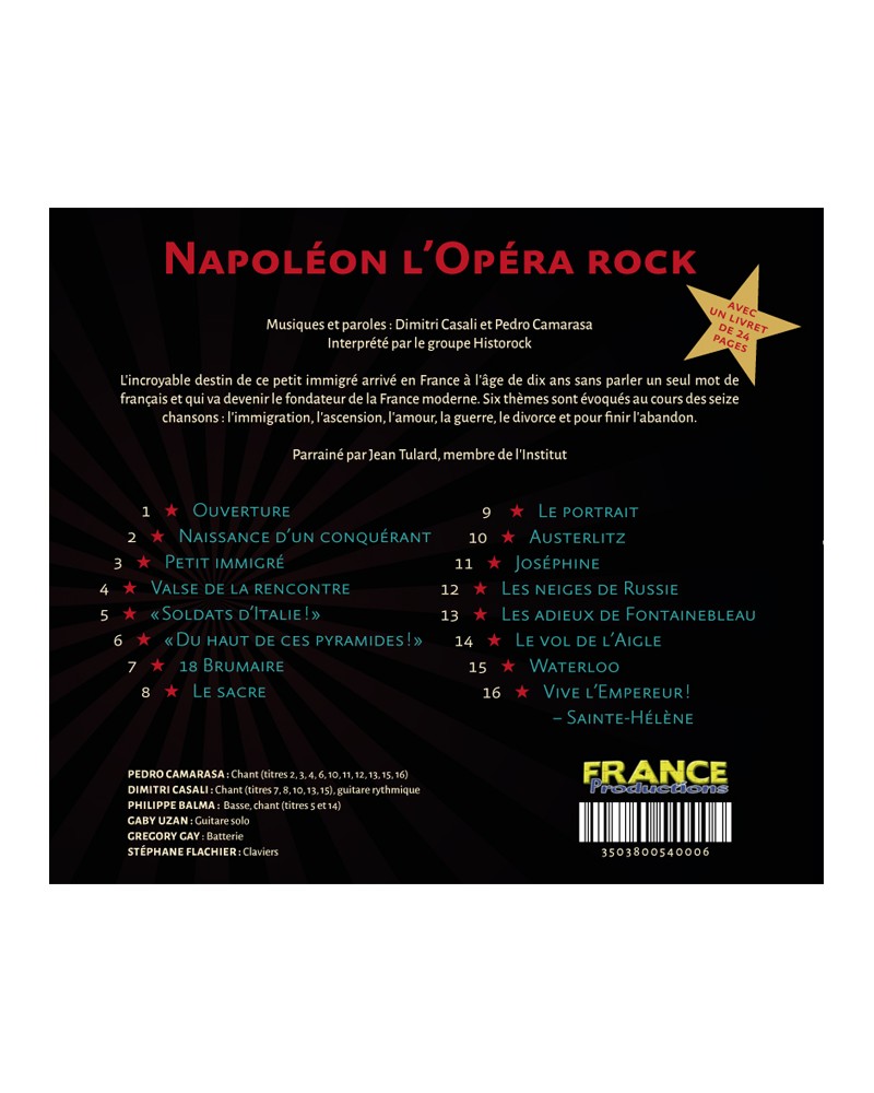 Dimitri Casali - Napoléon l'opéra rock