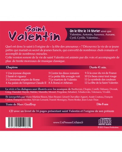 CD Saint Valentin