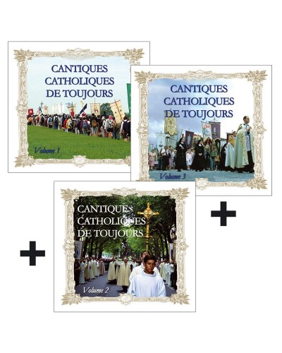 3 CD Cantiques catholiques de toujours