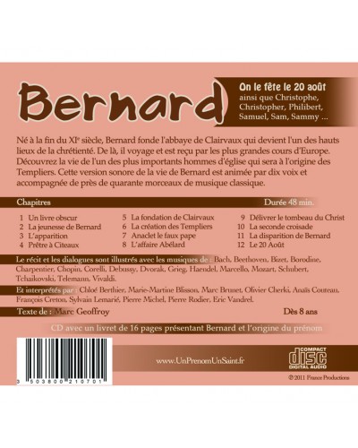 CD Saint Bernard de Clairvaux