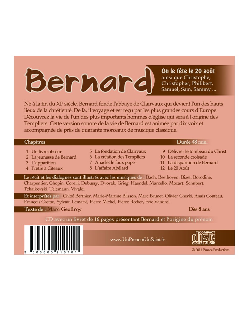 CD Saint Bernard de Clairvaux