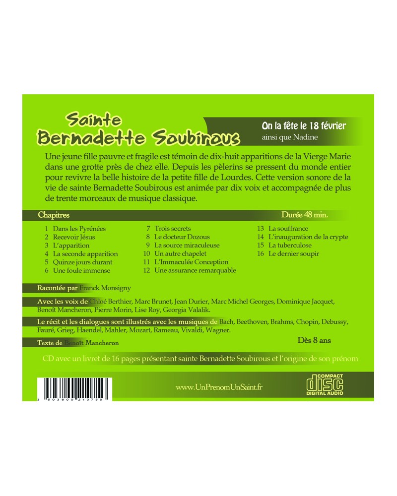 CD Sainte Bernadette Soubirous