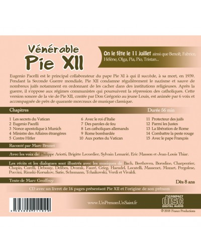 CD Vénérable Pie XII