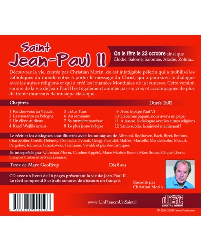 CD Saint Jean-Paul II raconté par Christian Morin