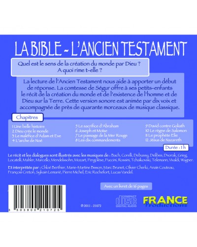CD La Bible (Ancien Testament)