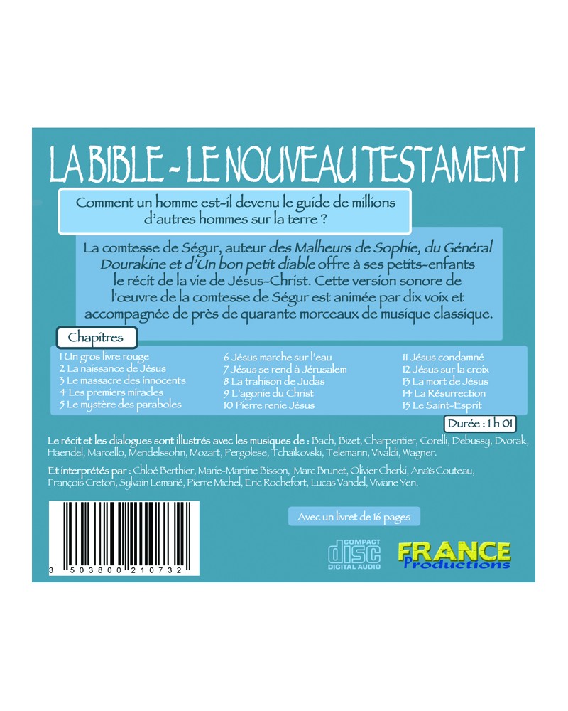 CD La Bible (Nouveau Testament)