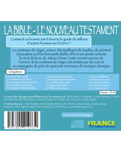 CD La Bible (Nouveau Testament)