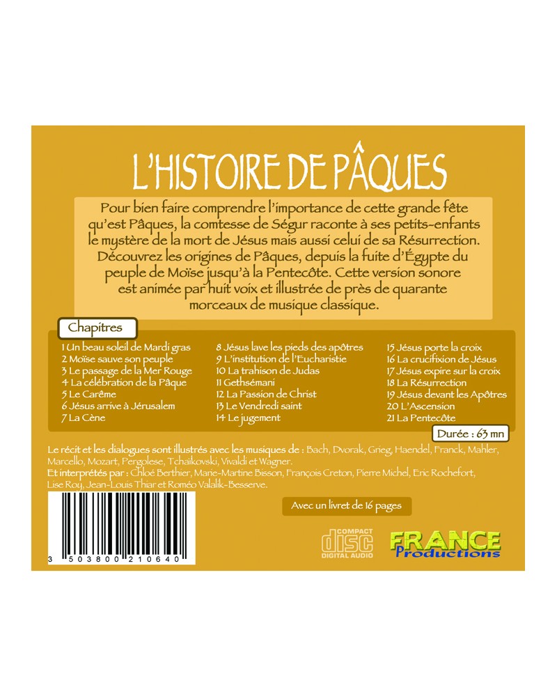 CD L'Histoire de Pâques