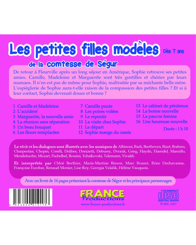 CD Les petites filles modèles de la comtesse de Ségur