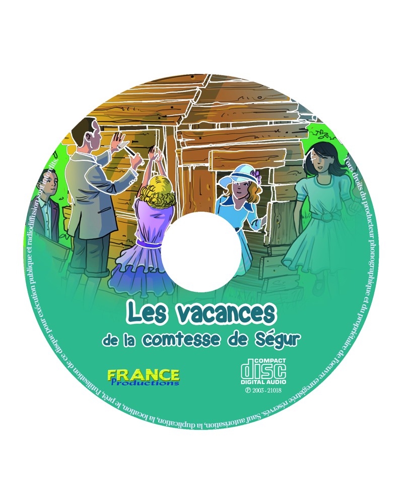 CD Les vacances de la comtesse de Ségur
