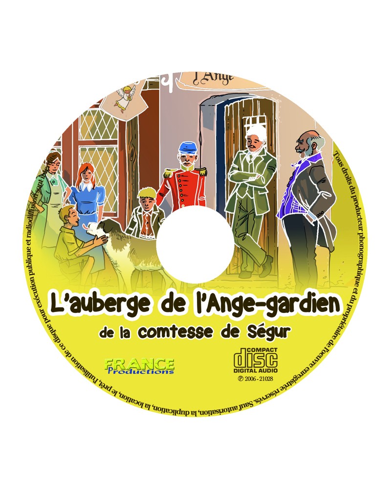 CD L'auberge de l'Ange-gardien de la comtesse de Ségur