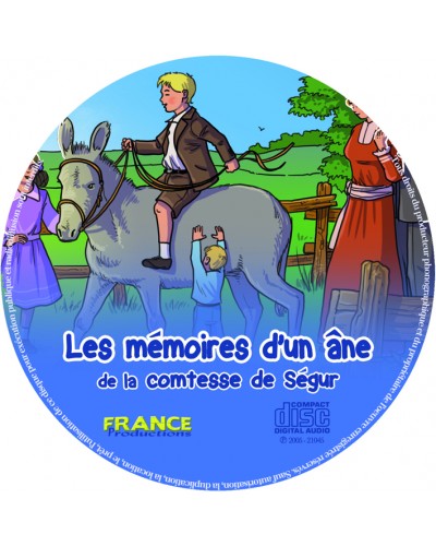 CD Les mémoires d'un âne de la comtesse de Ségur