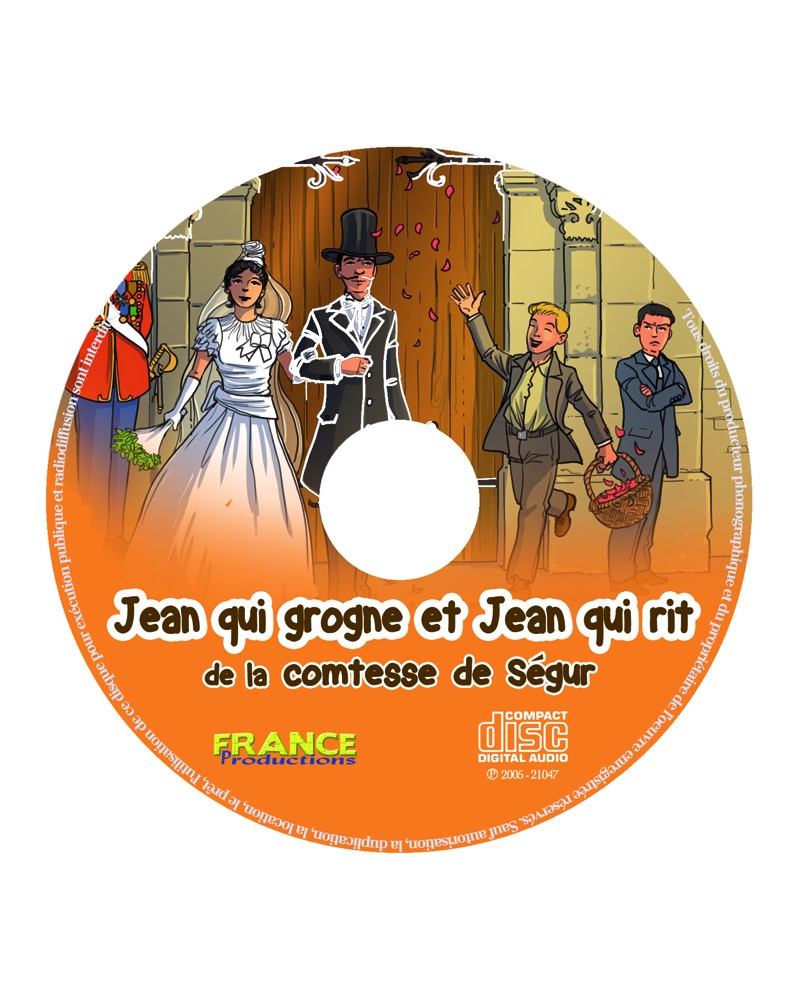 CD Jean qui grogne et Jean qui rit de la comtesse de Ségur