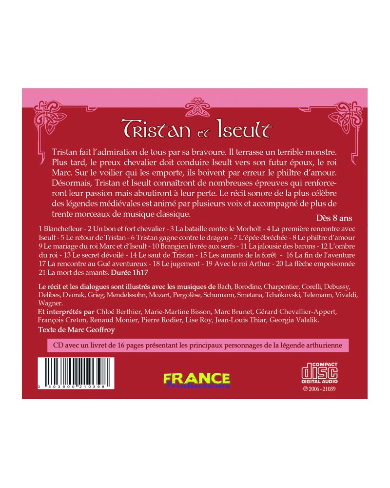 CD Tristan et Iseult