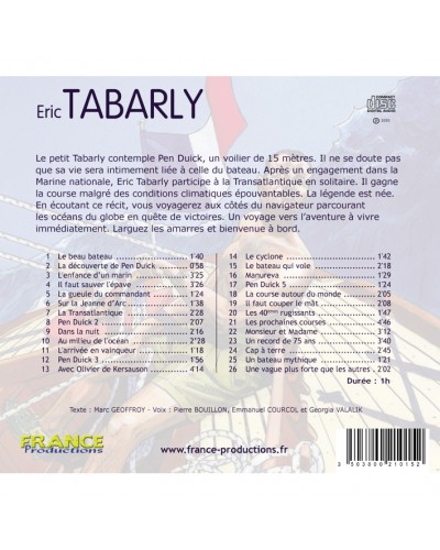 1 CD Eric Tabarly Un marin de légende