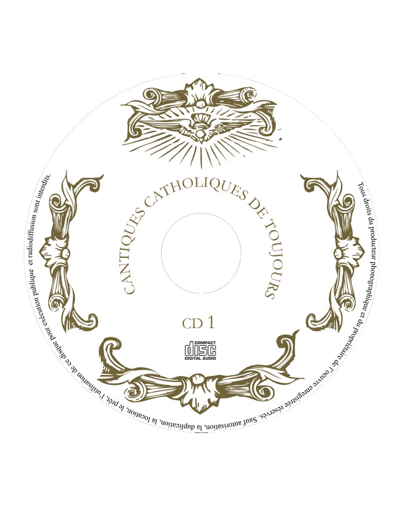 Coffret 4 CD Cantiques catholiques de toujours