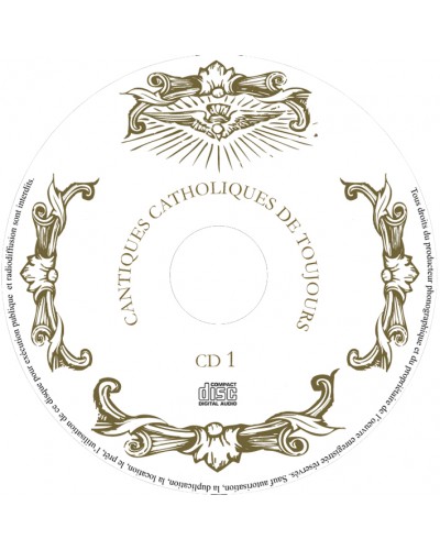 Coffret 4 CD Cantiques catholiques de toujours