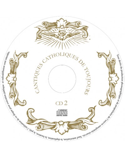 Coffret 4 CD Cantiques catholiques de toujours