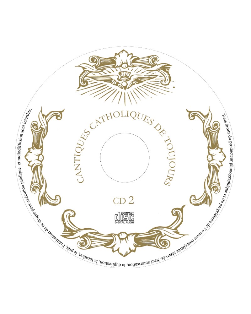 Coffret 4 CD Cantiques catholiques de toujours