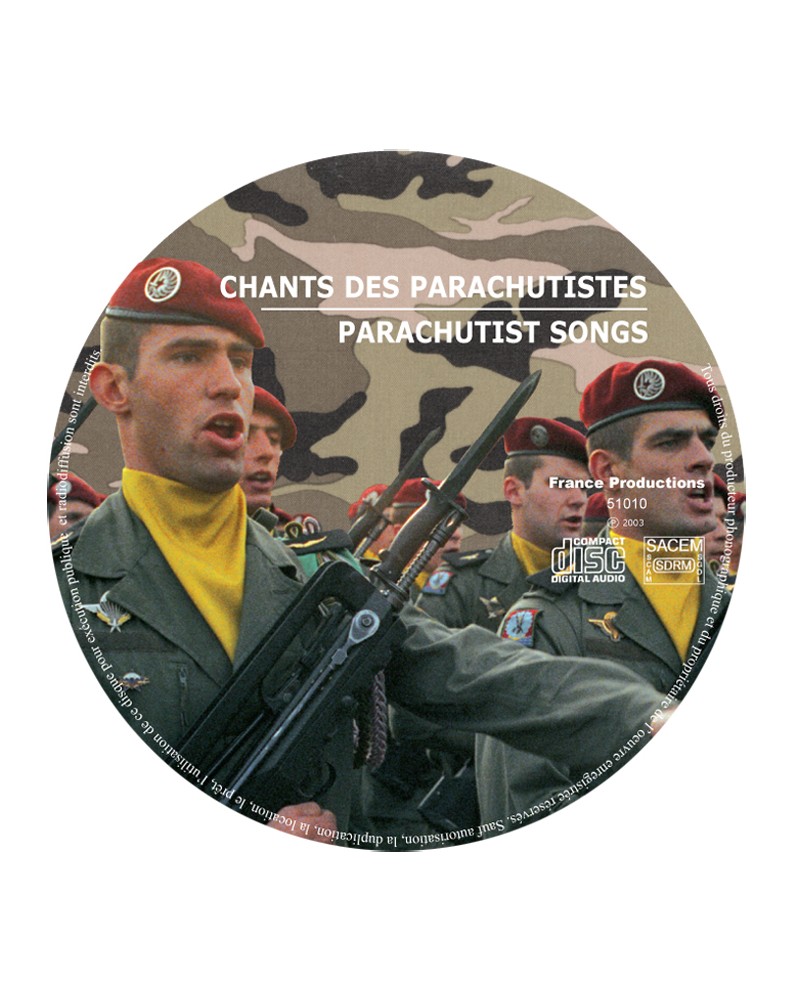 CD Chants des parachutistes