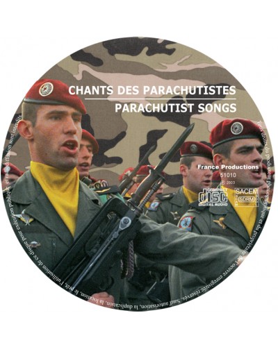 CD Chants des parachutistes