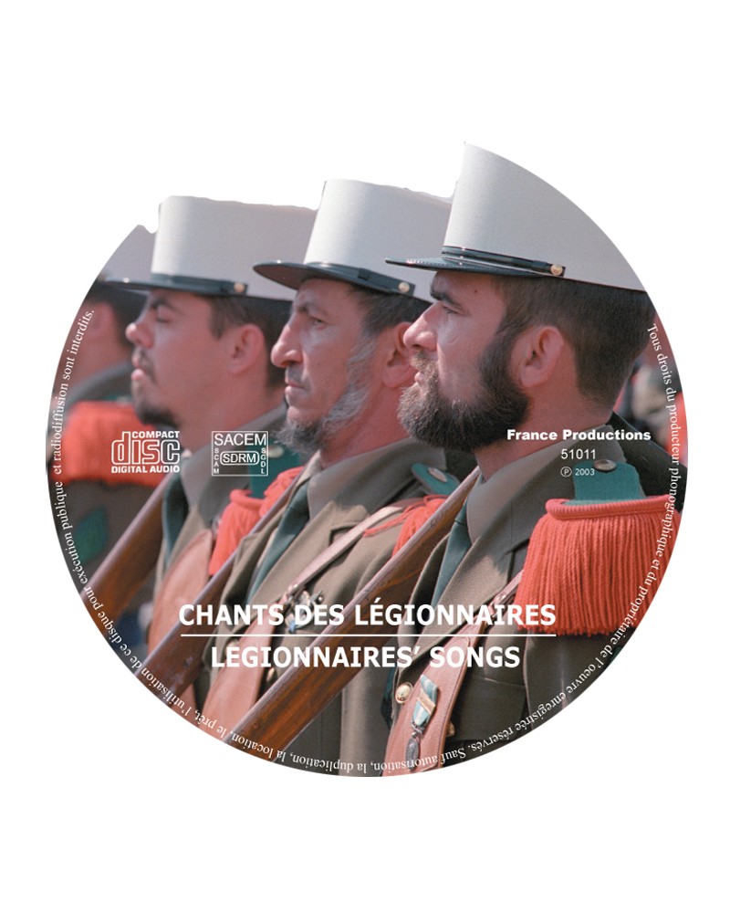 CD Chants des légionnaires