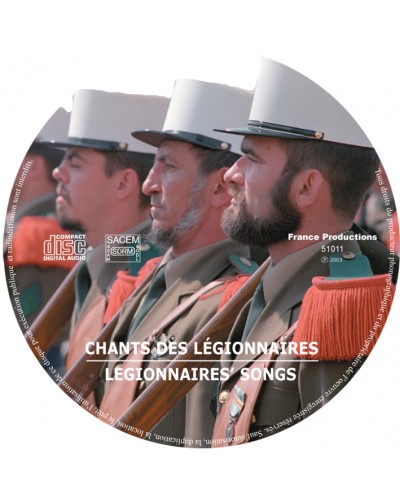 CD Chants des légionnaires