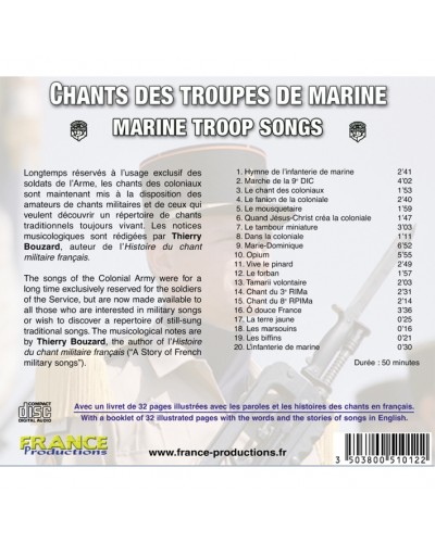 CD Chants des Troupes de Marine