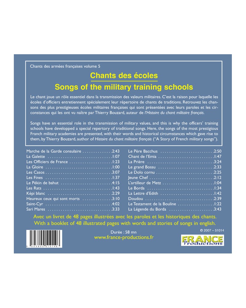 CD Chants des écoles