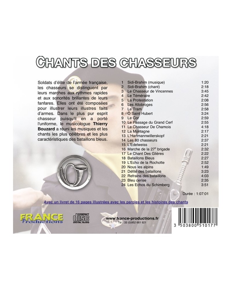 CD Chants des chasseurs