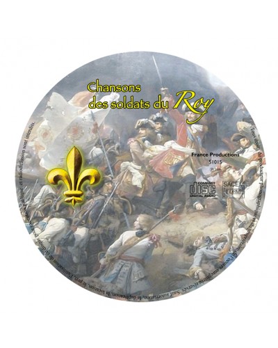 CD Chansons des soldats du Roy