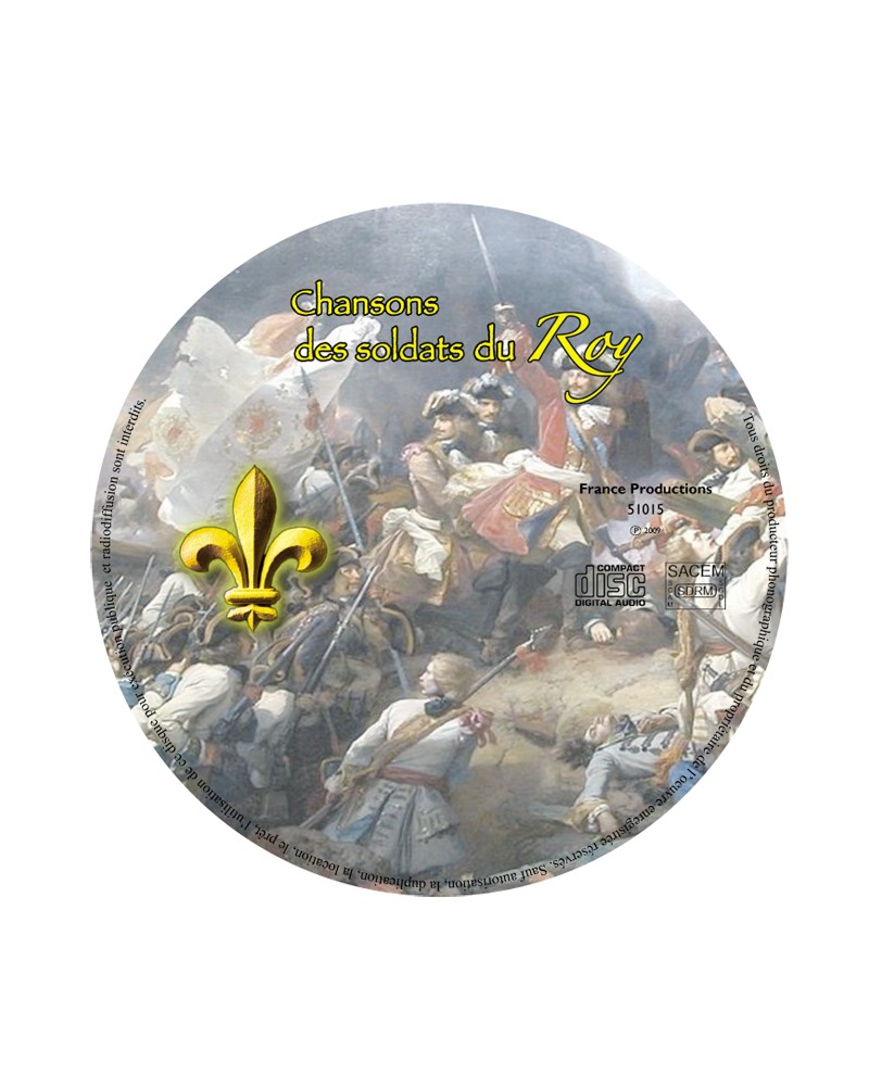 CD Chansons des soldats du Roy