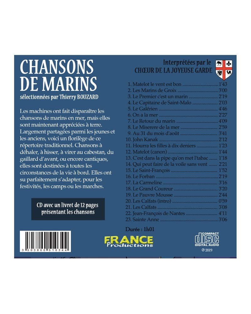 CD Chansons de marins