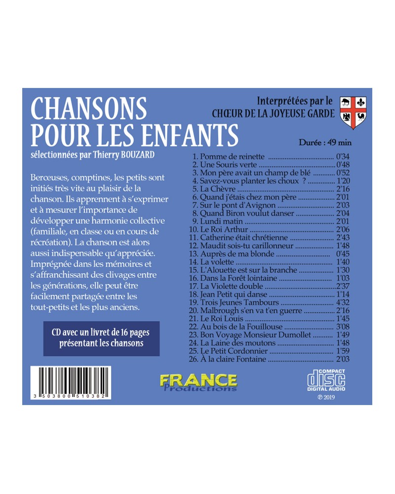 CD Chansons pour les enfants