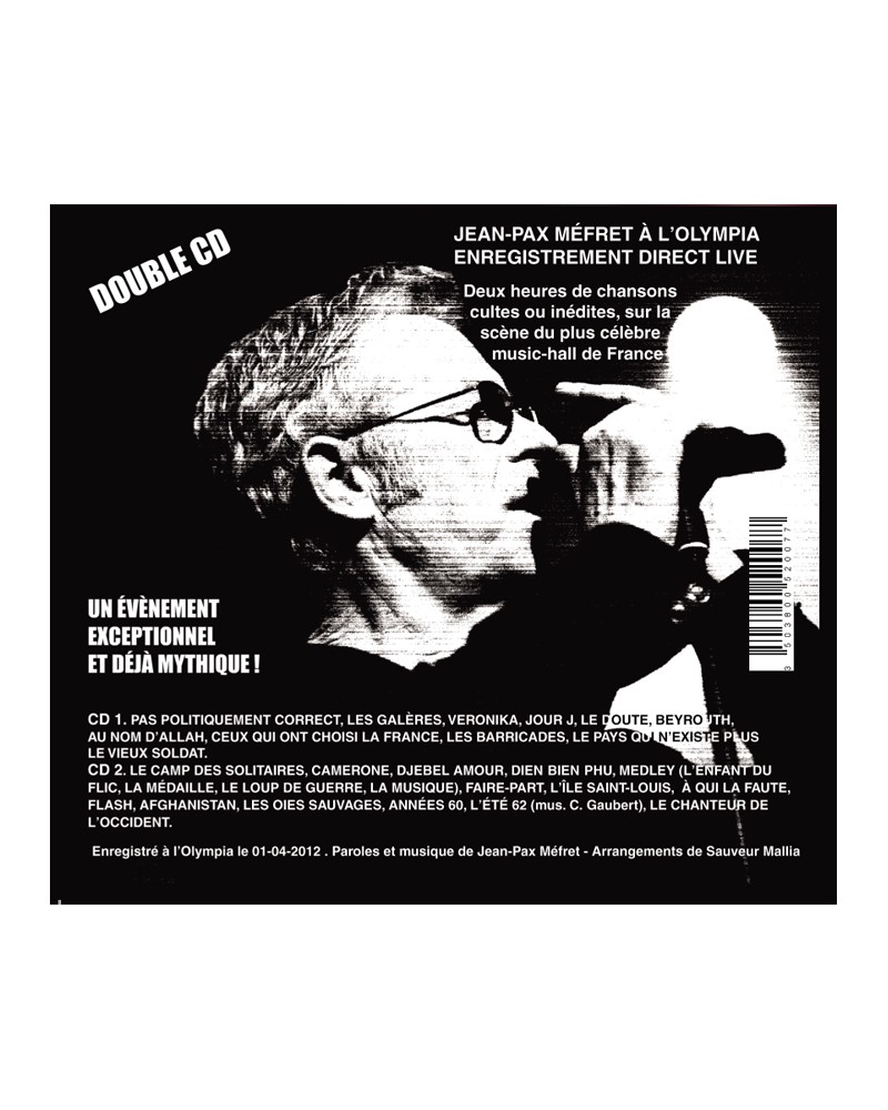 Double-CD Jean-Pax Méfret à l'Olympia