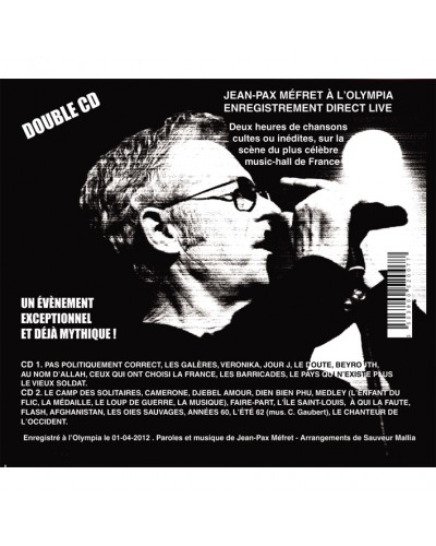 Double-CD Jean-Pax Méfret à l'Olympia