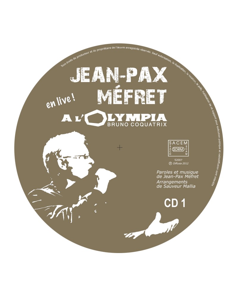 Double-CD Jean-Pax Méfret à l'Olympia