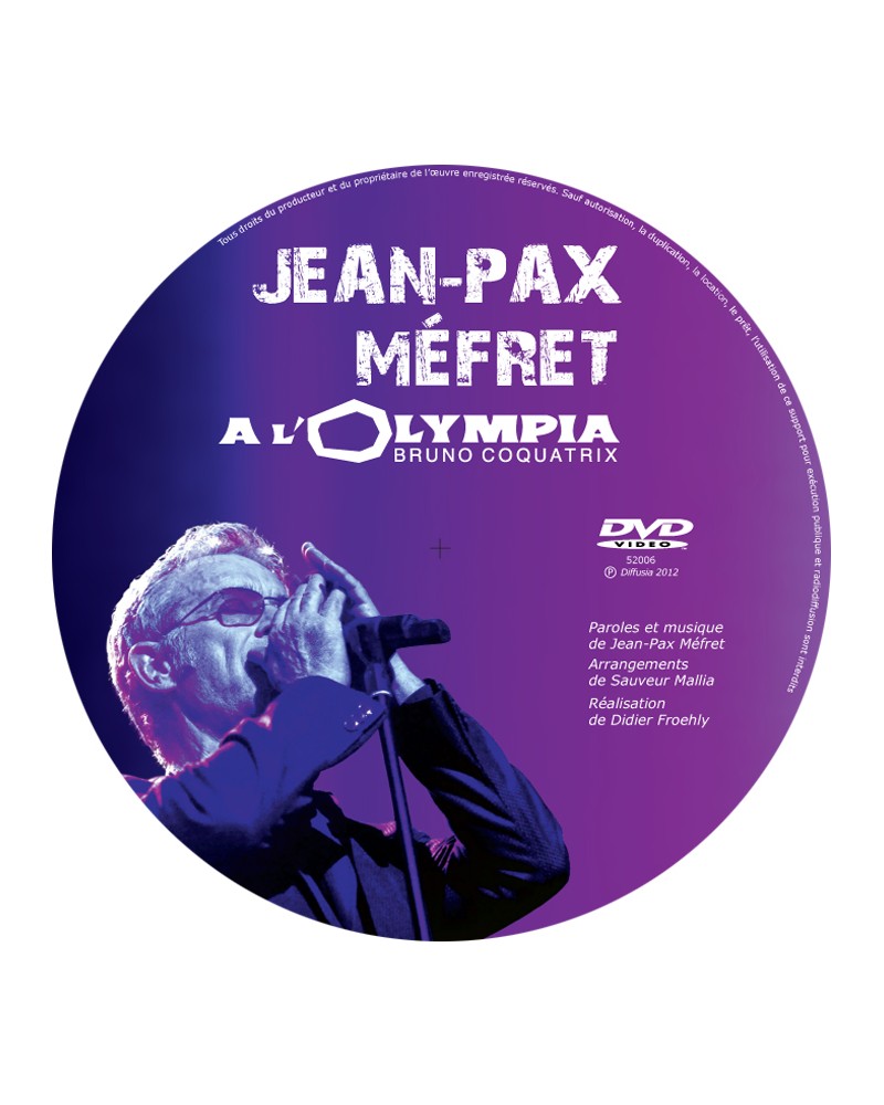 DVD Jean-Pax Méfret à l'Olympia
