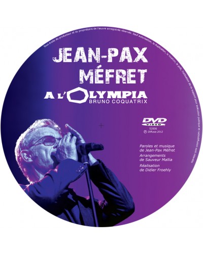 DVD Jean-Pax Méfret à l'Olympia