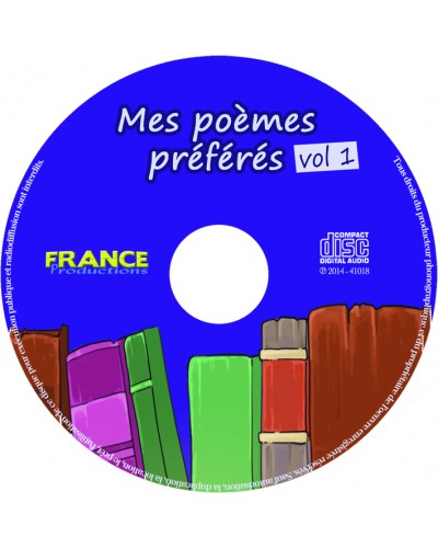 CD Mes poèmes préférés volume 1